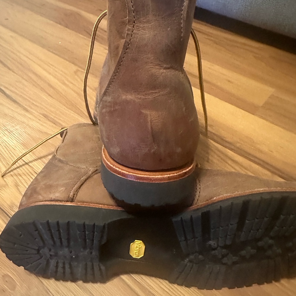 Origin Brown Leather Men's Boots Sz 11 - Picture 6 of 7
